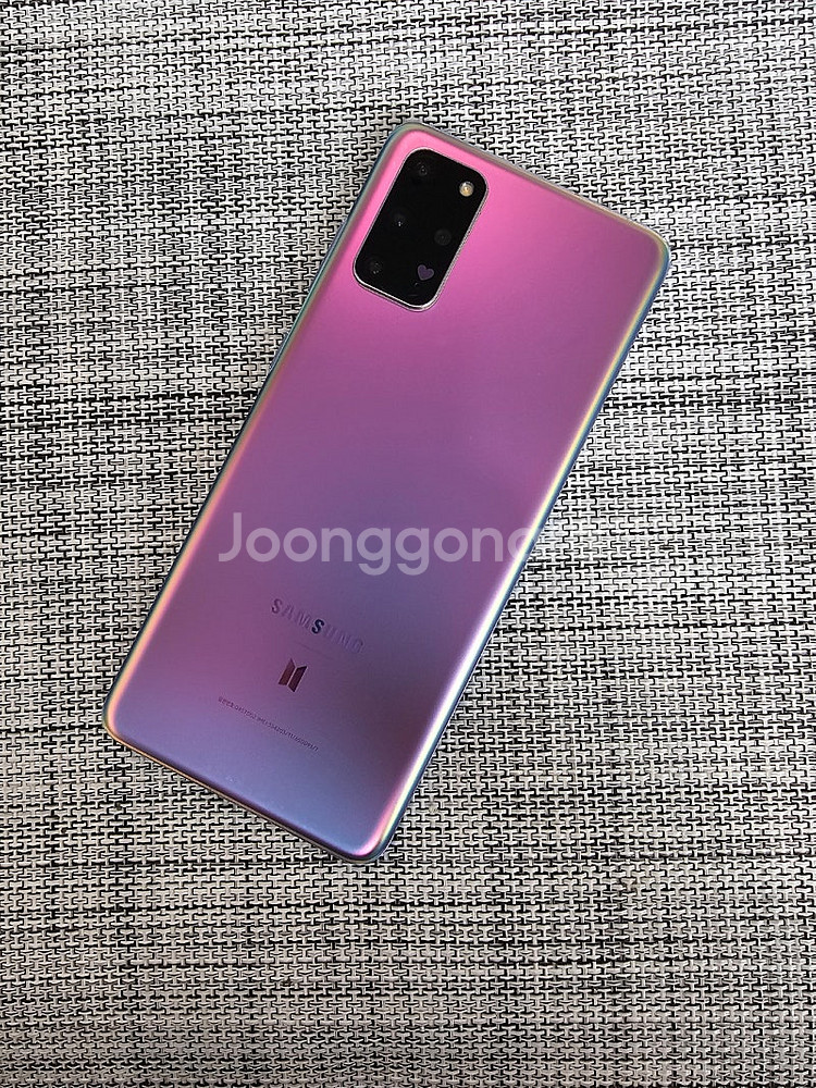 (미파손) 갤럭시 S20플러스 256G BTS에디션 21년 12월개통 검수완료 공기계 12만팝니다@--0